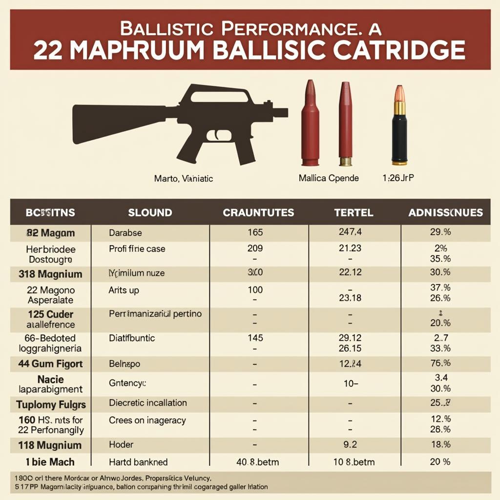 22 Magnum Cartridge Ballistics