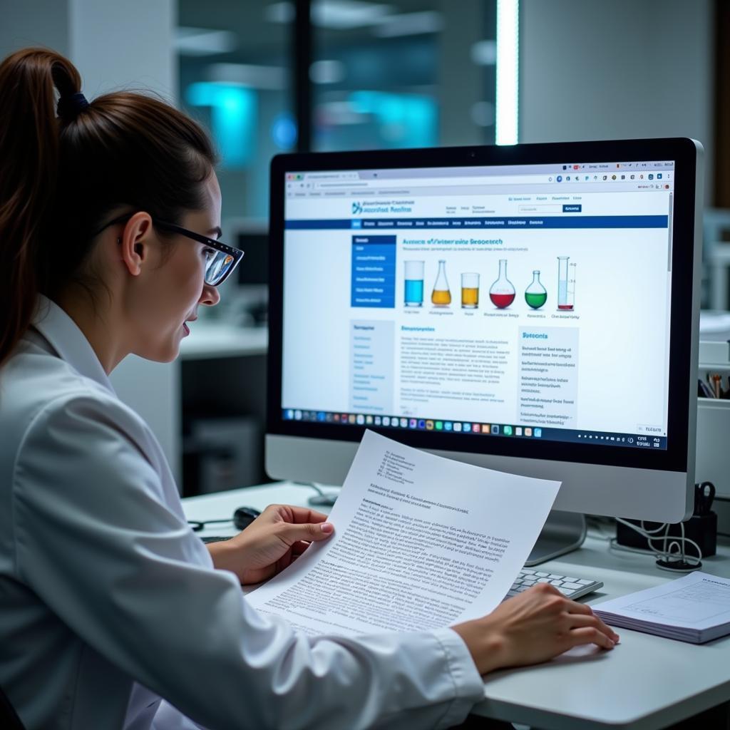 A researcher reviewing a manuscript for potential submission to Accounts of Chemical Research