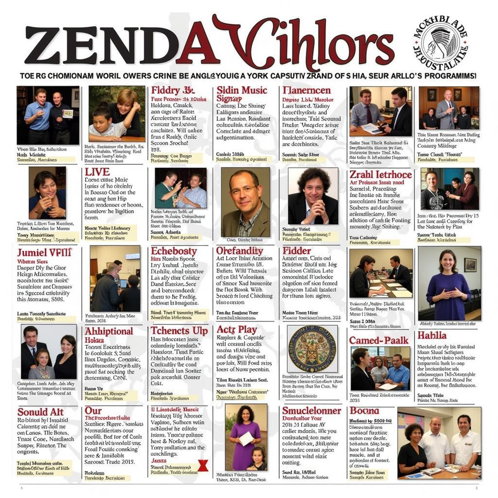 A calendar showcasing the diverse range of events hosted by the African American Research Library