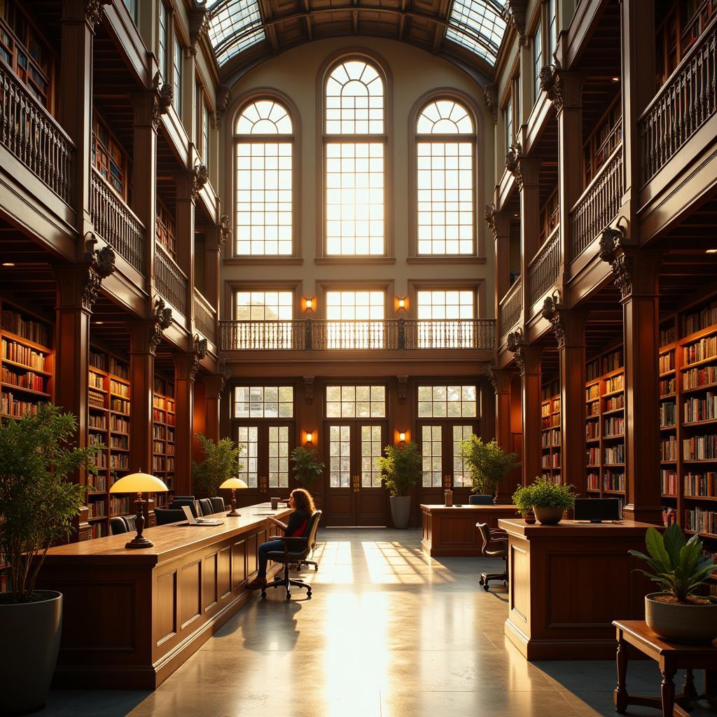 Exterior view of the African American Research Library and Cultural Center