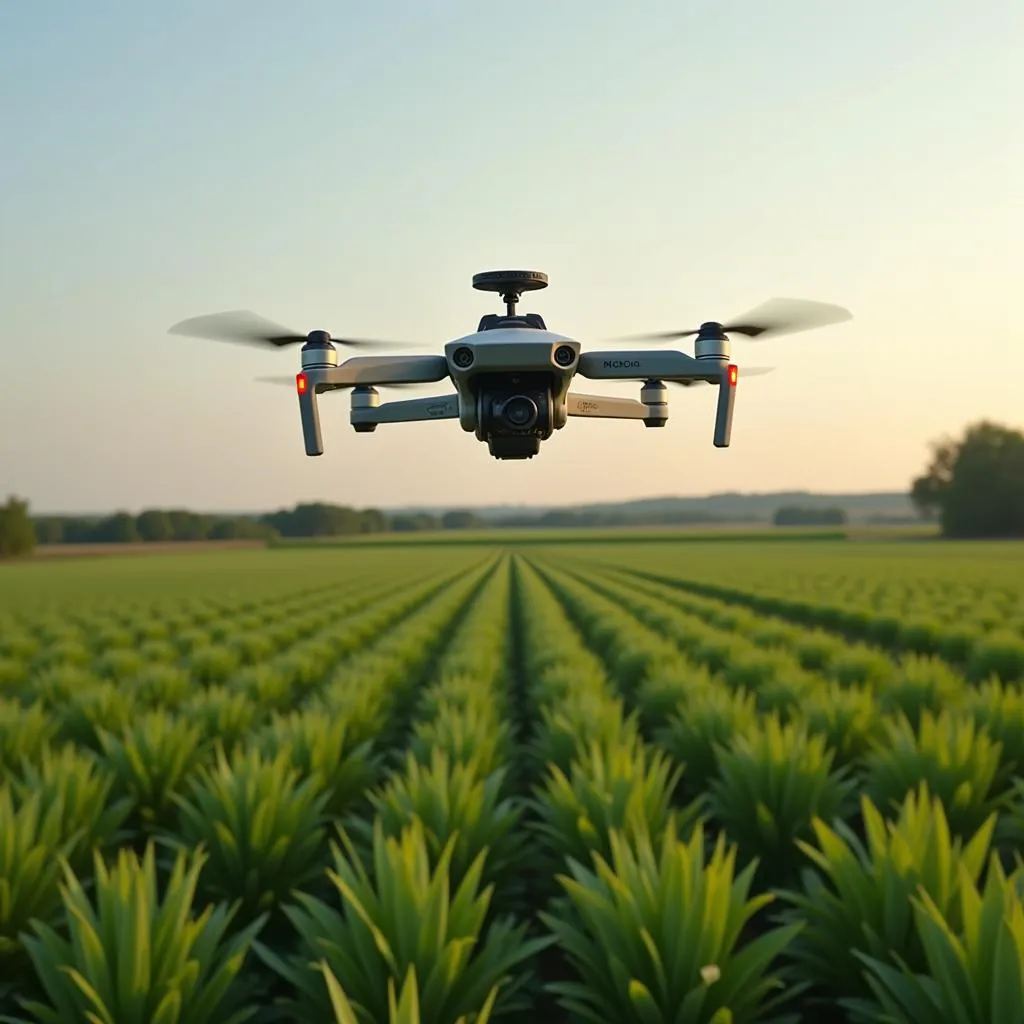 Agricultural Drone Monitoring Crop Health