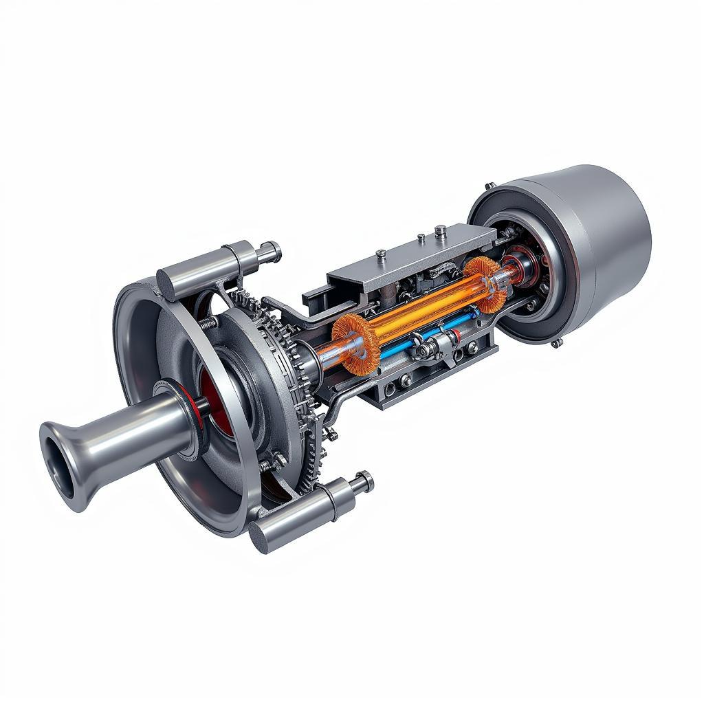 Diagram of an Air Research Turbocharger