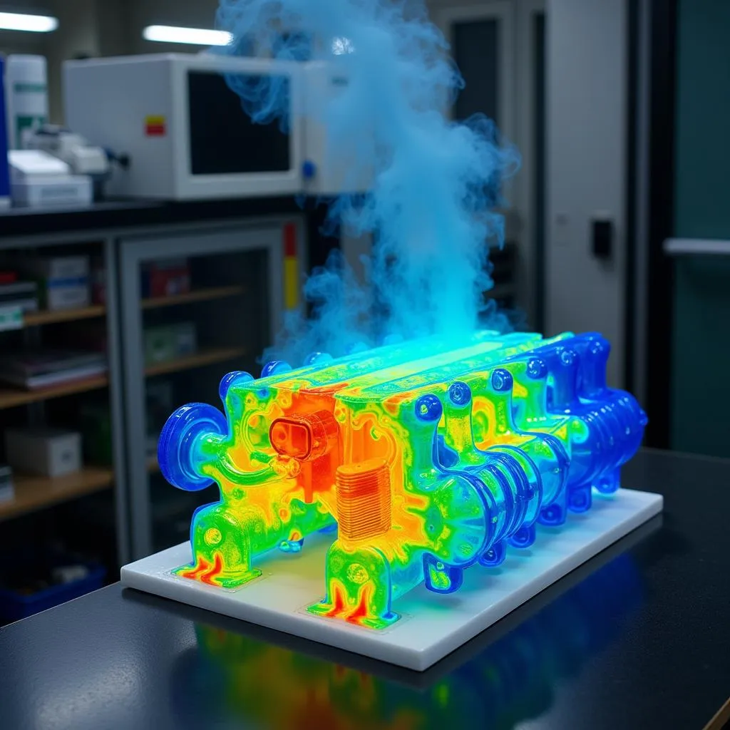 Visualizing Airflow Patterns for Improved Engine Design