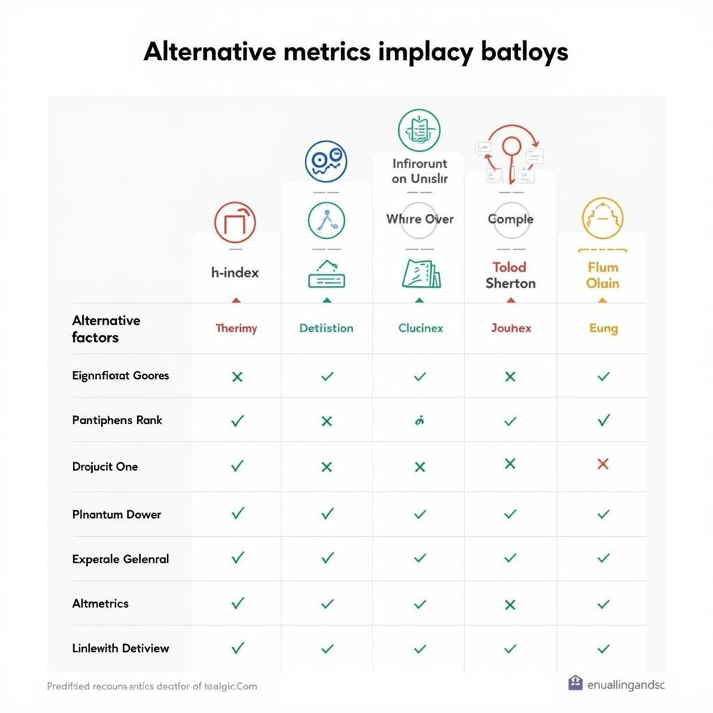 Alternative Metrics in Scientific Publishing