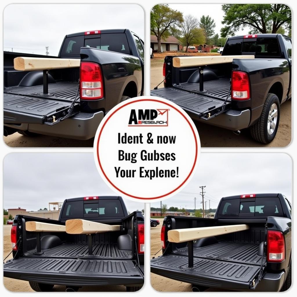 Amp Research Bed Extender in Use