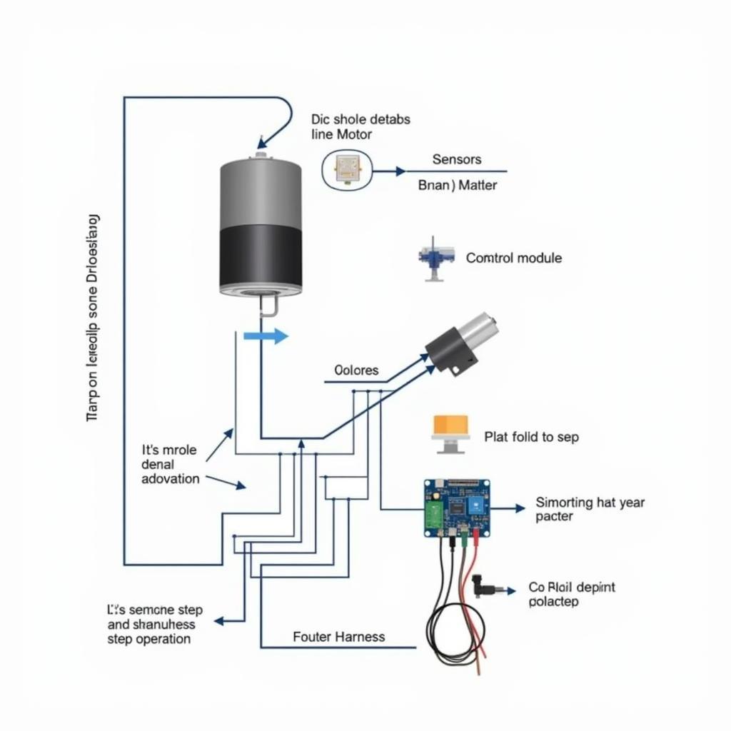 Amp Research PowerStep Motor System Diagram