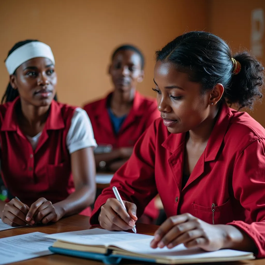 AMREF Community Health Workers Training Session