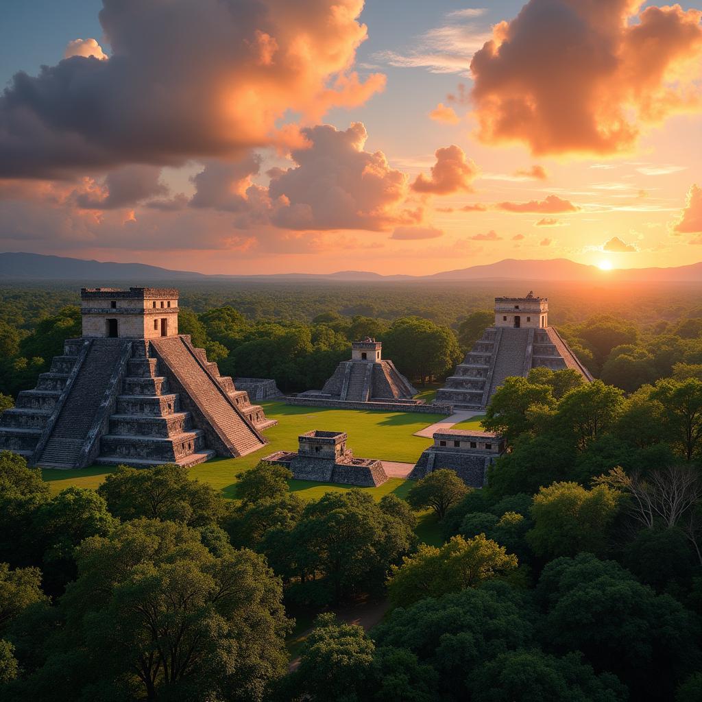 An Ancient Mayan City