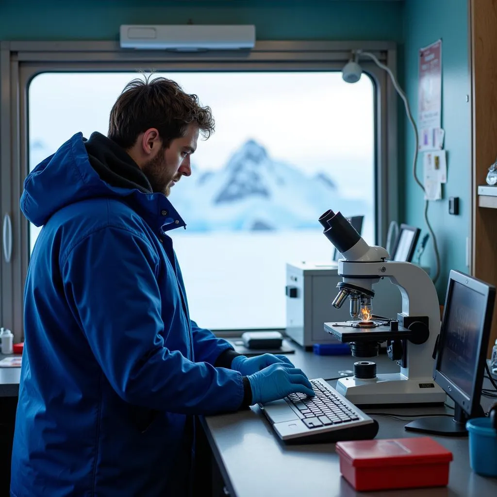 Antarctic Research Station Scientist