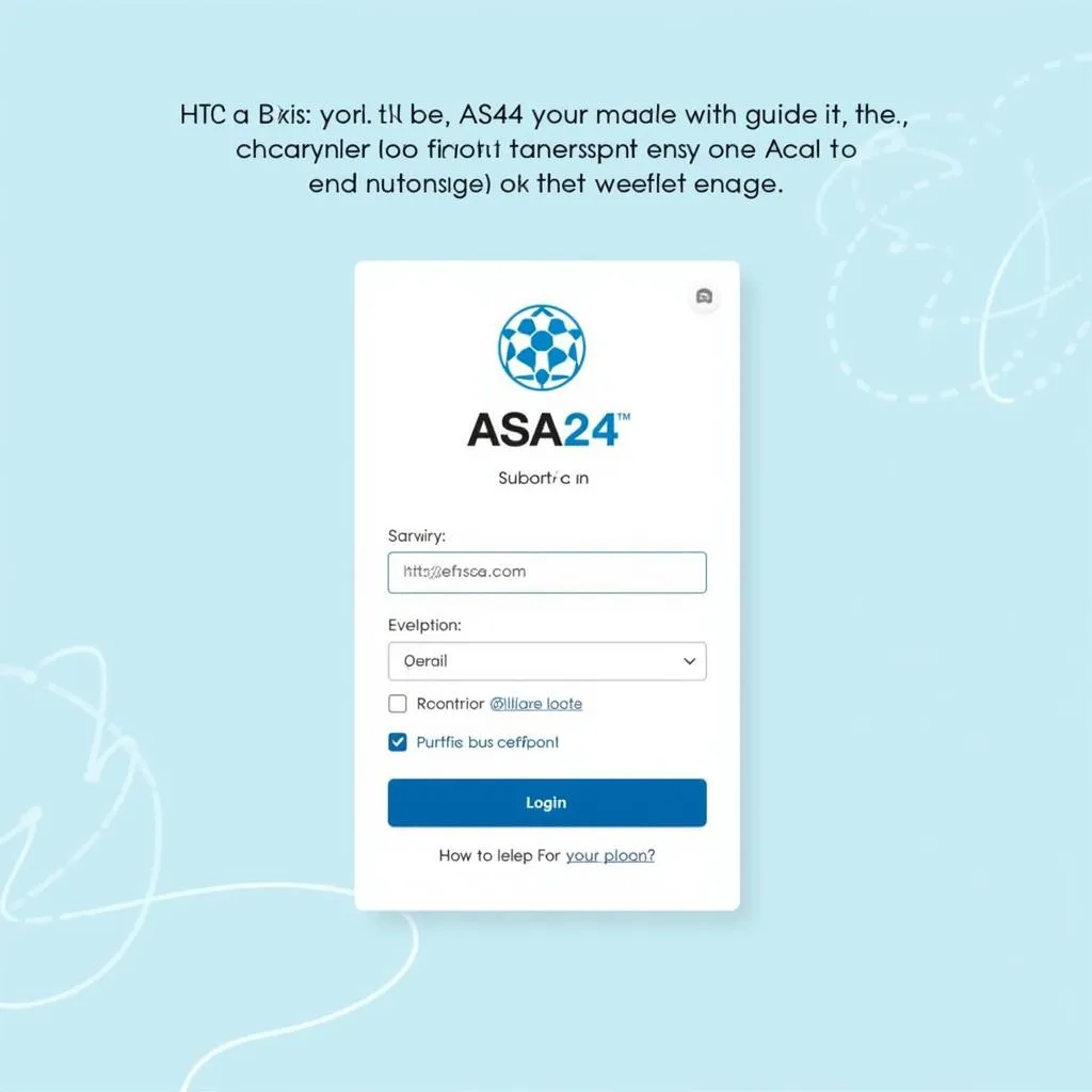 Secure ASA24 Login Page