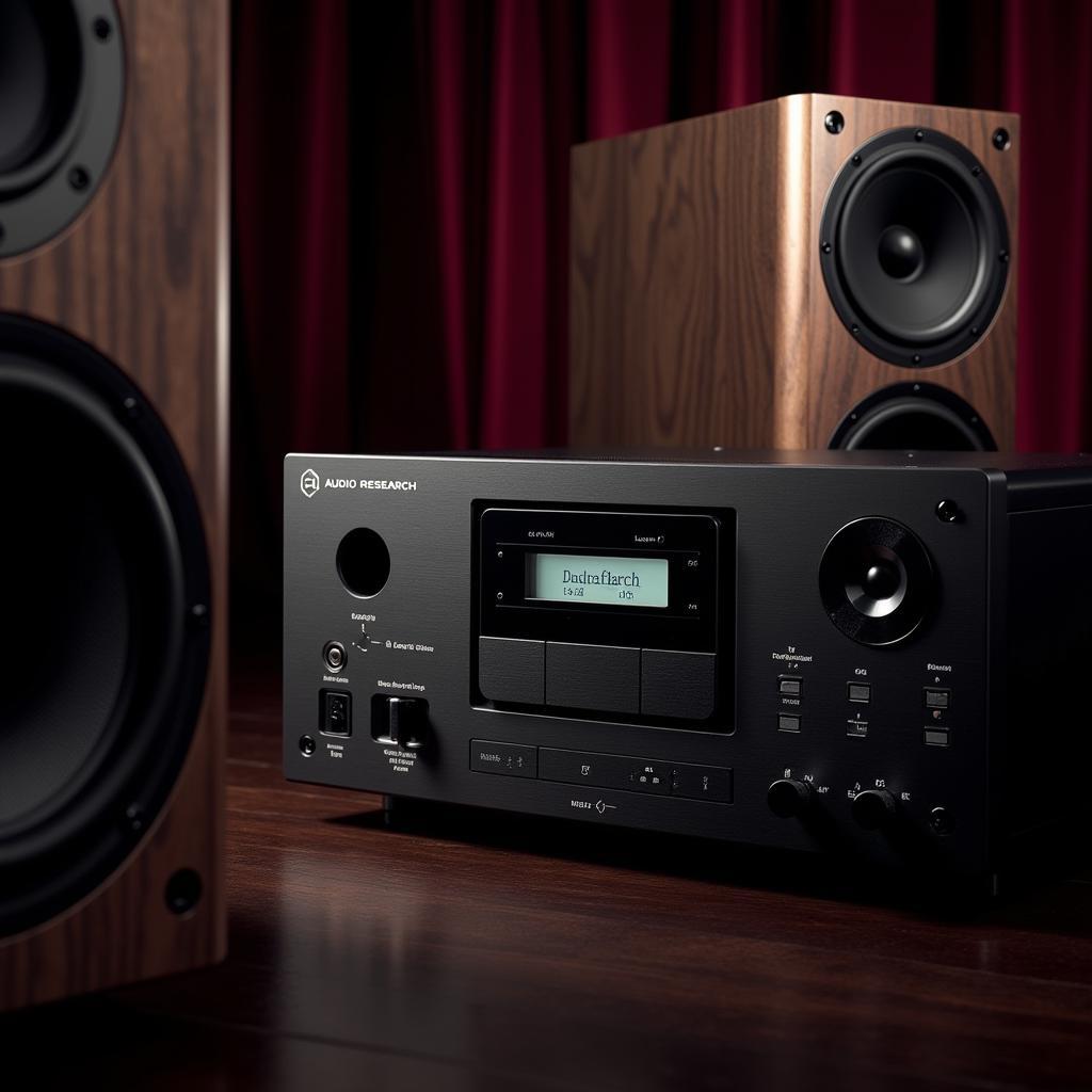 Audio Research CD7 listening setup