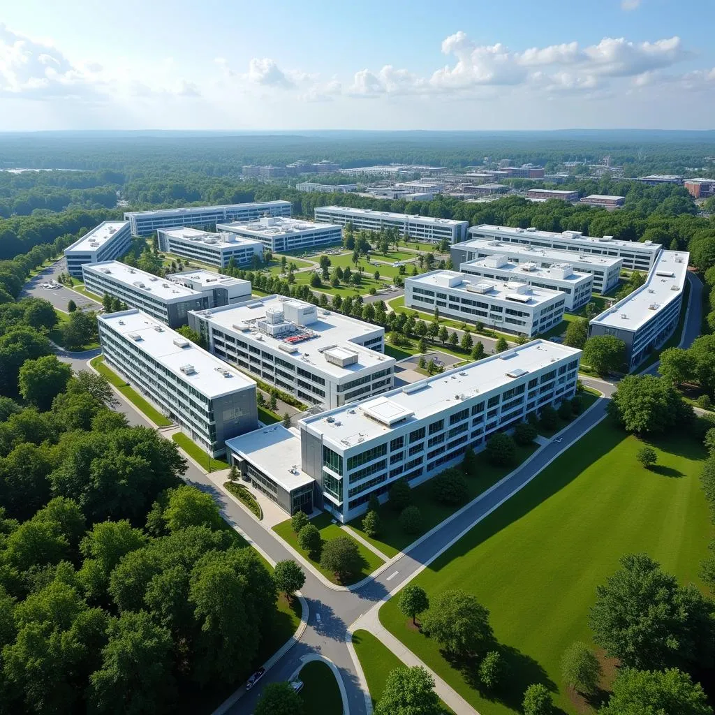 BASF Research Triangle Park: An Aerial Perspective