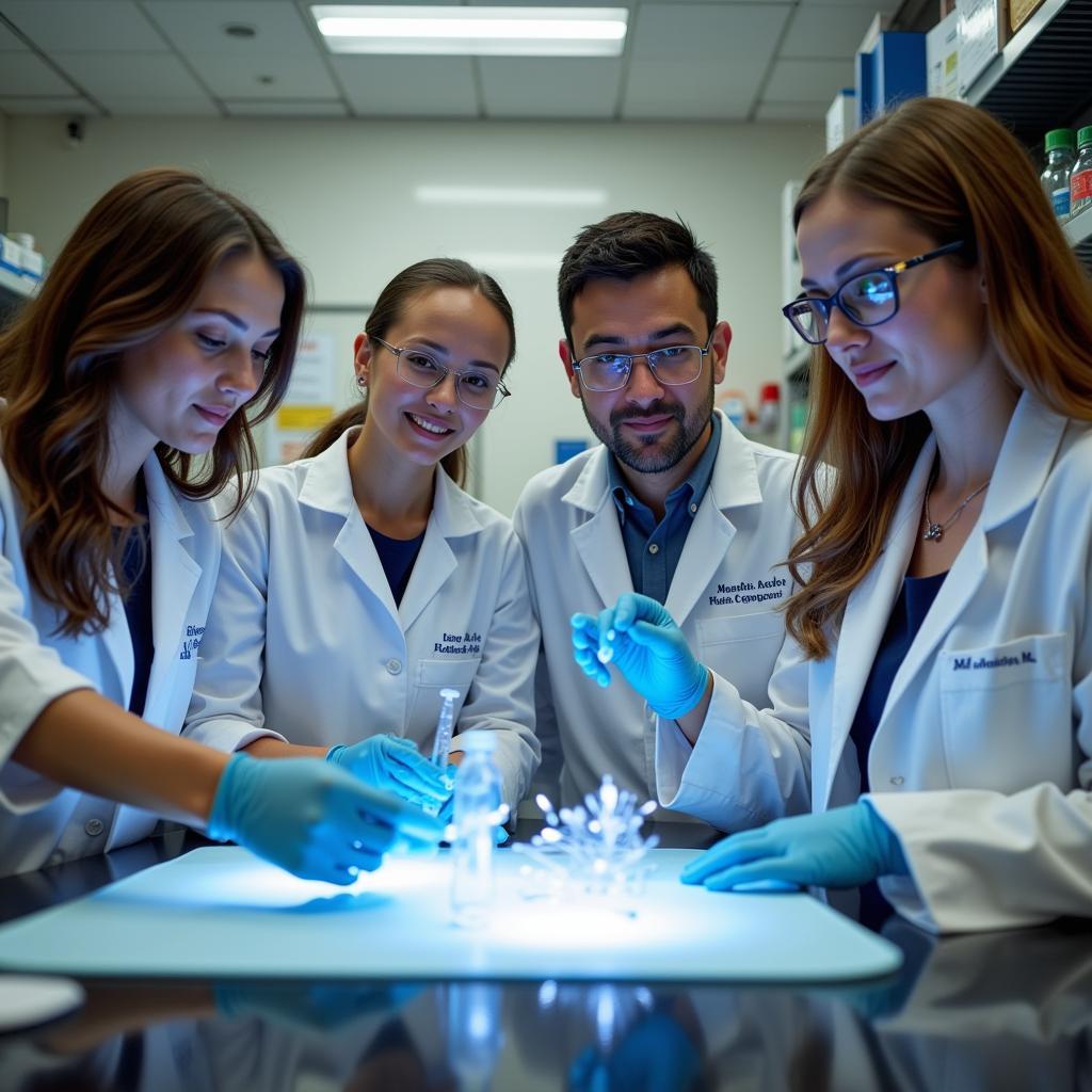 Baylor research team collaborating