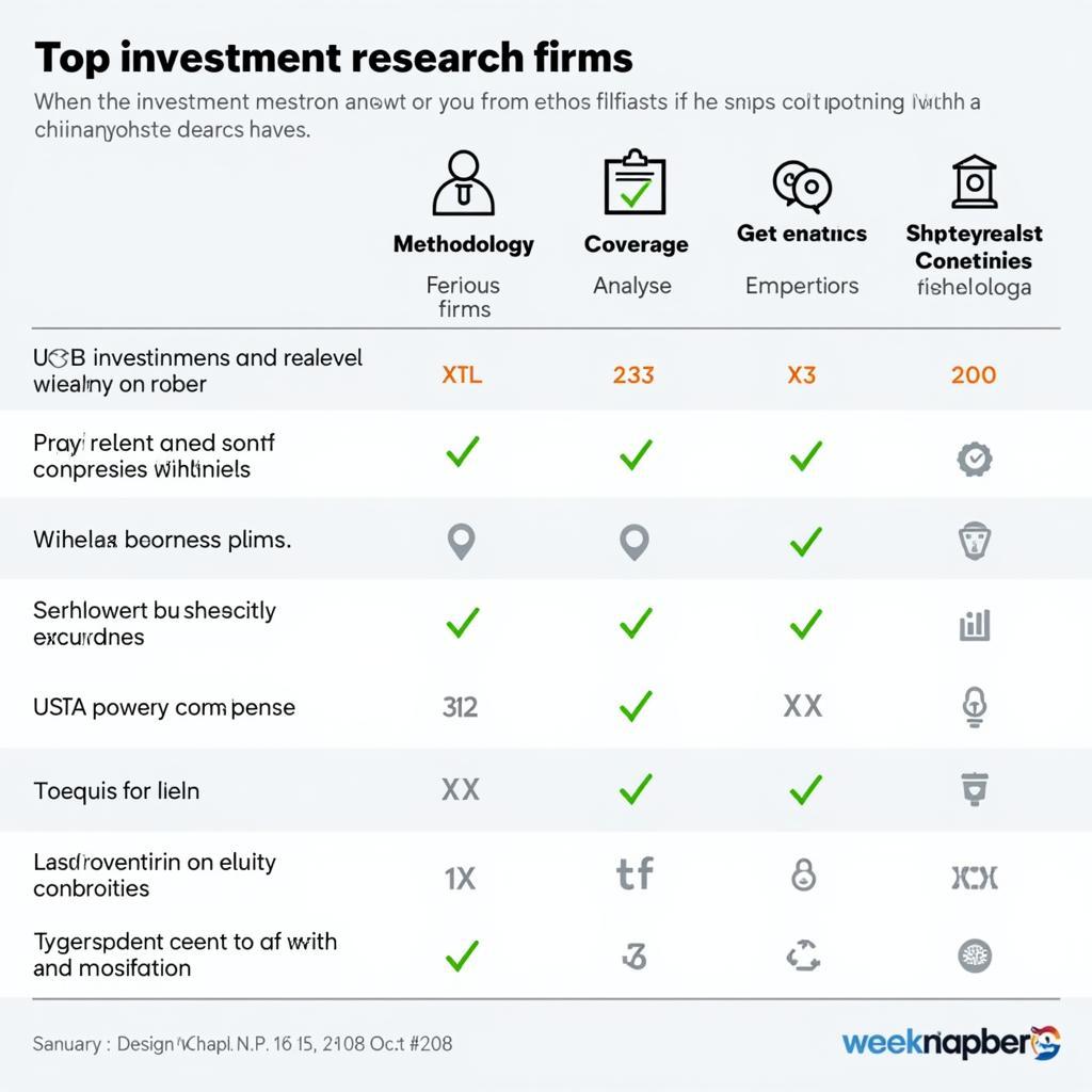 Top Investment Research Firms Analysis Chart