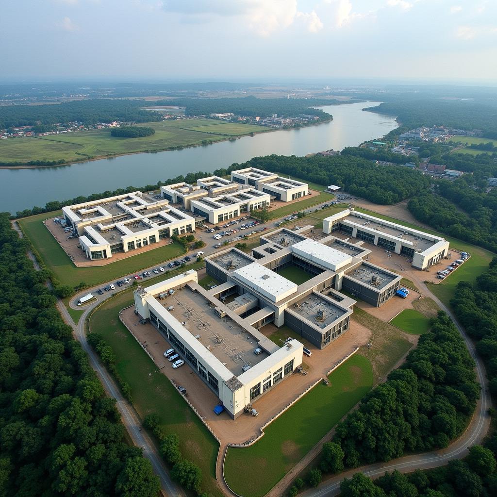 Bhabha Atomic Research Centre Aerial View