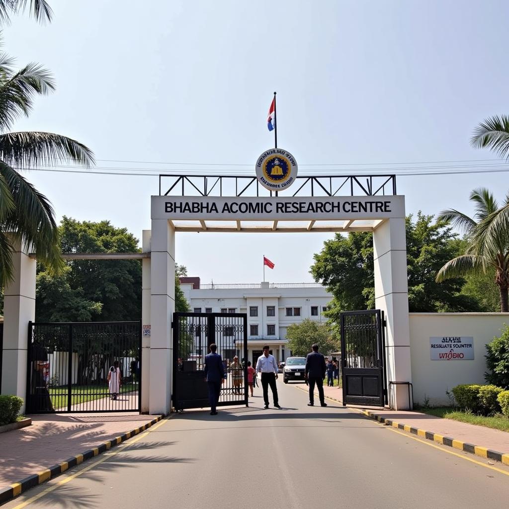 Entrance to Bhabha Atomic Research Centre