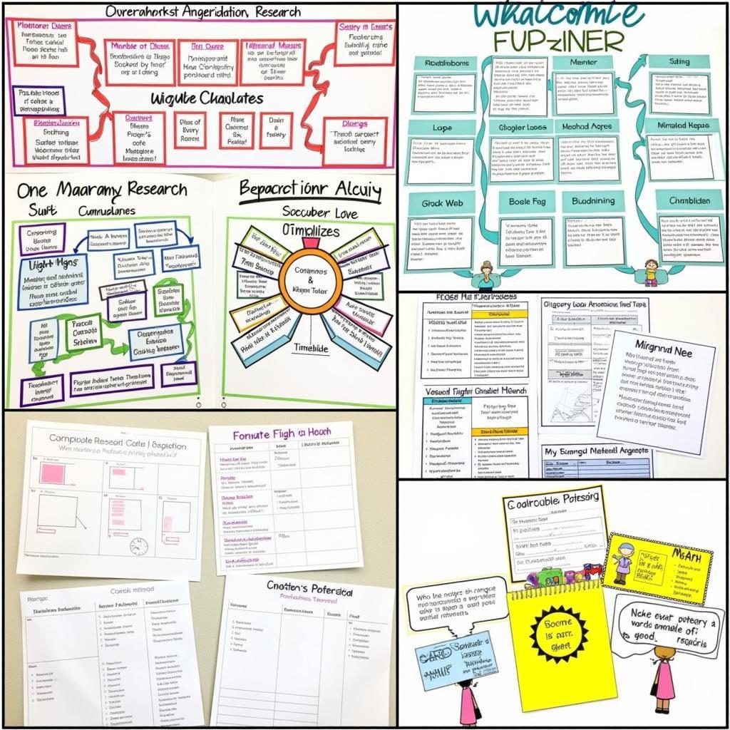 Different types of biography research organizers