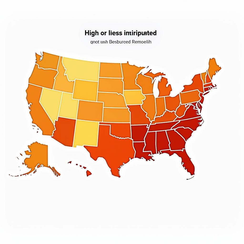 Biotech Salary Map of the United States