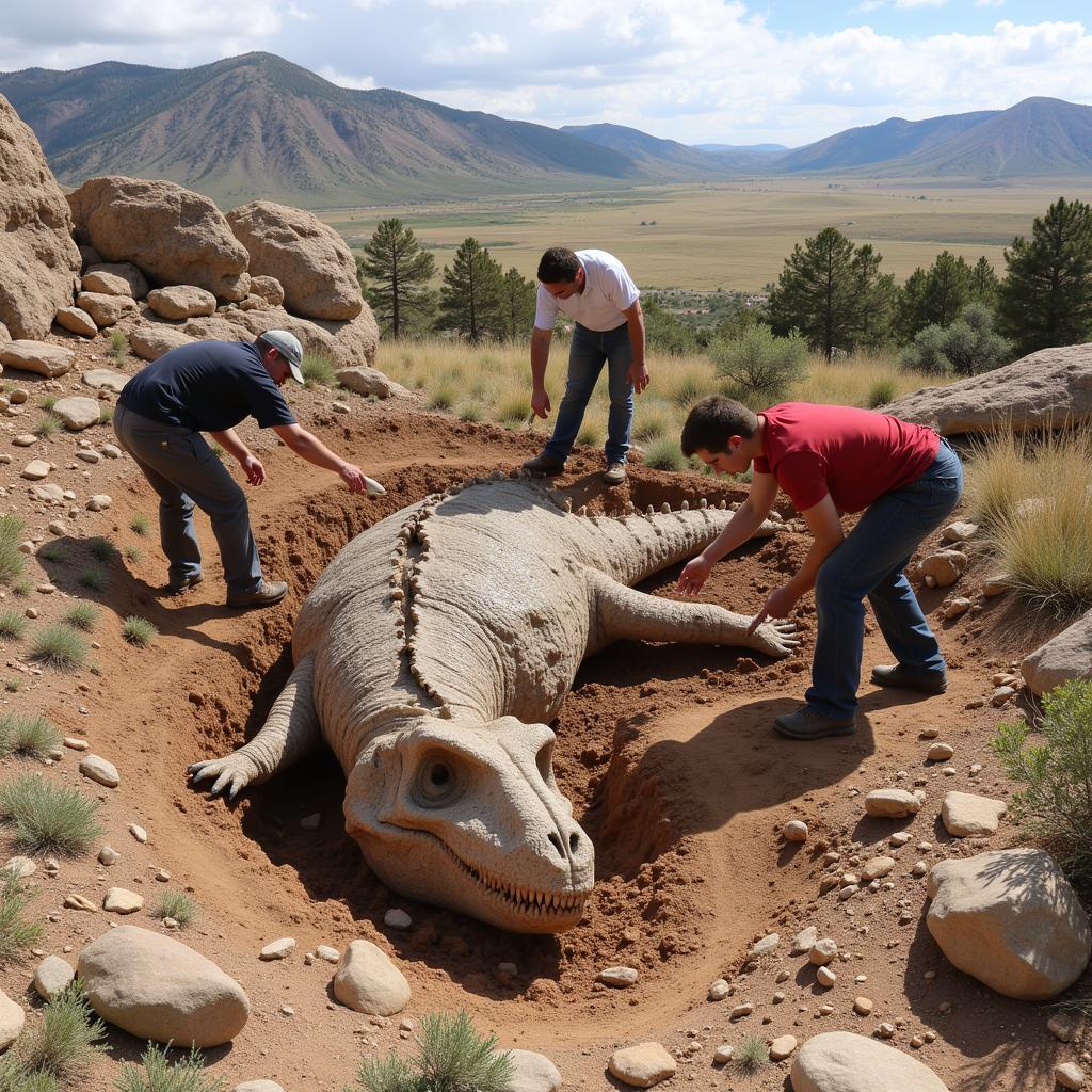 Fossil Excavation at the Black Hills Institute