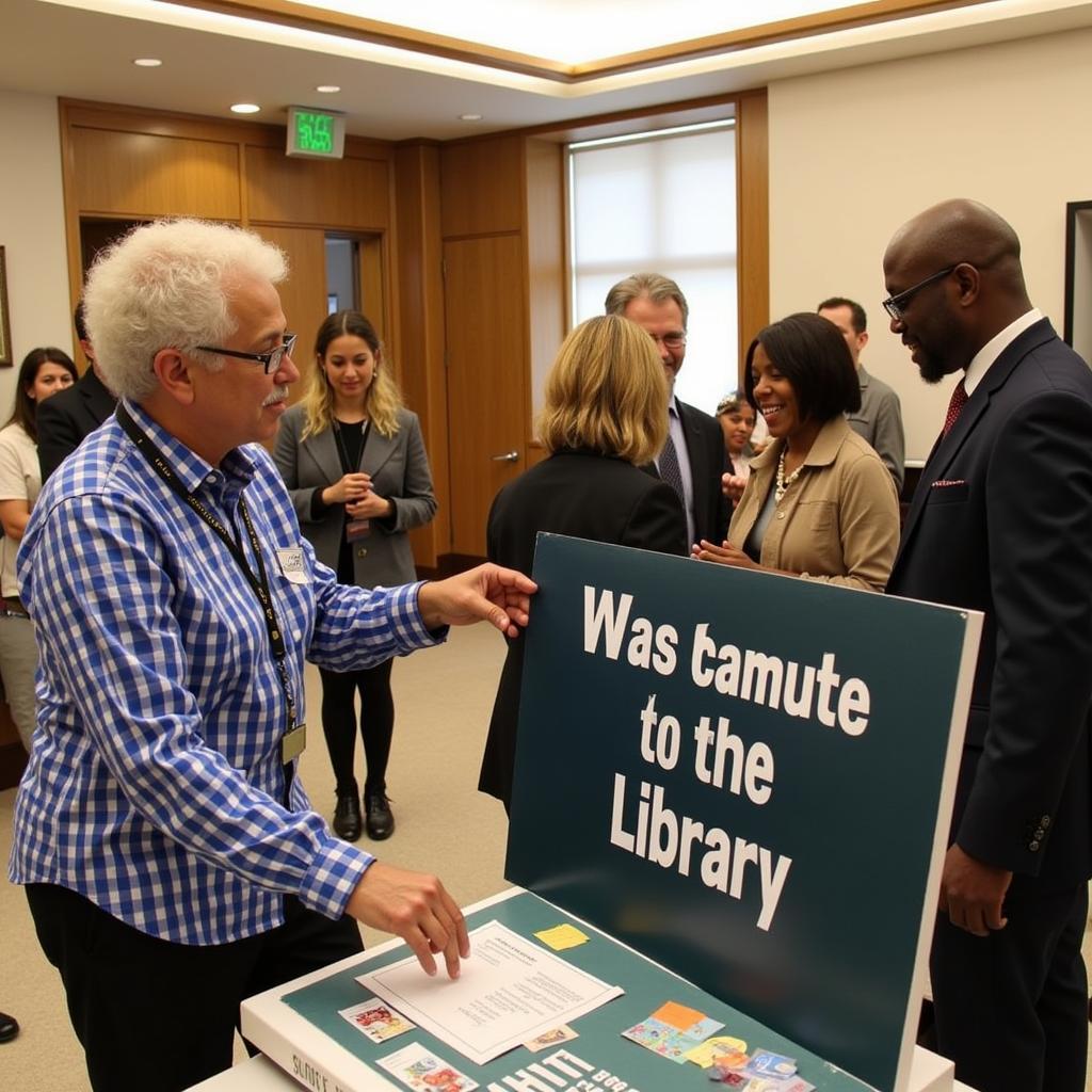 Community members engaging at a Blair-Caldwell Library event