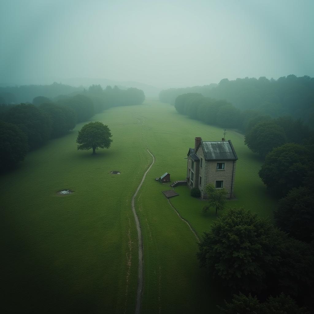 Aerial View of Blossom Point Research Field