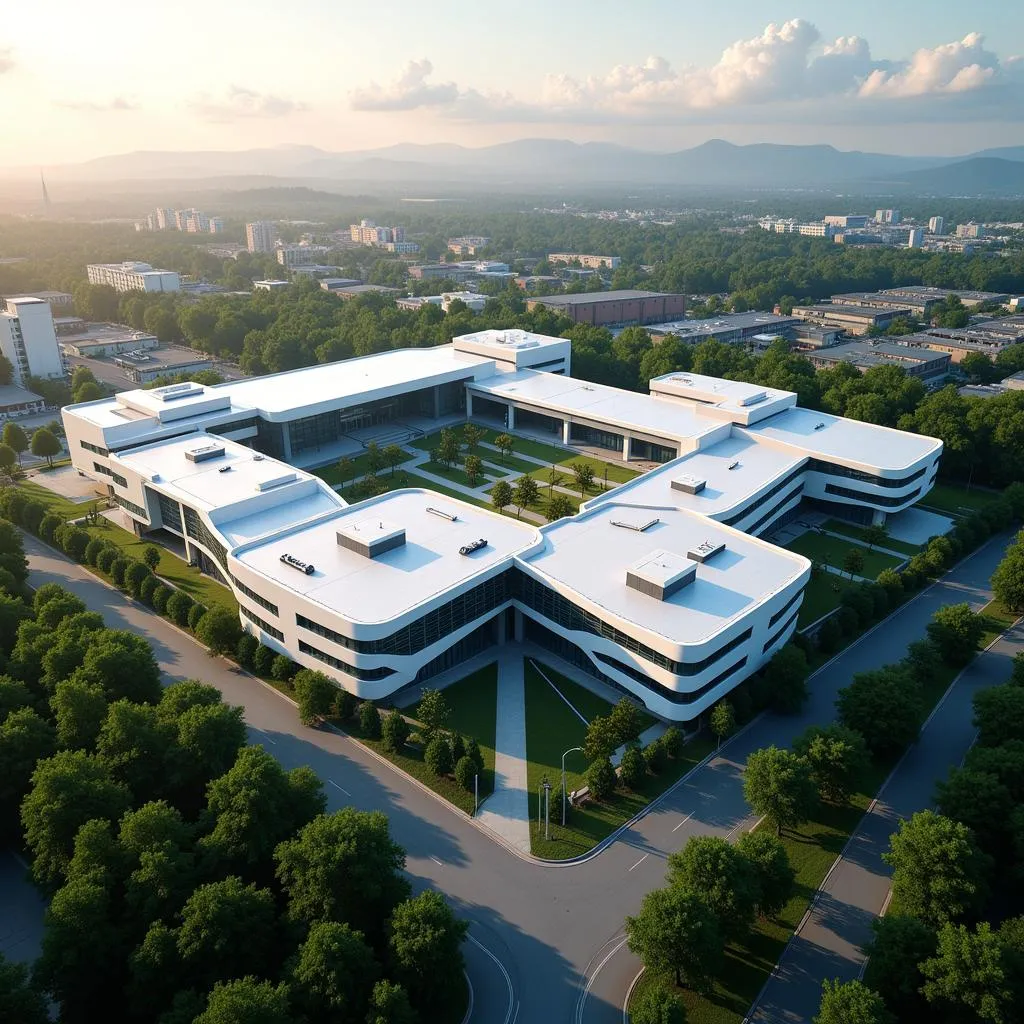 BMW Group Research and Innovation Center FIZ Aerial View