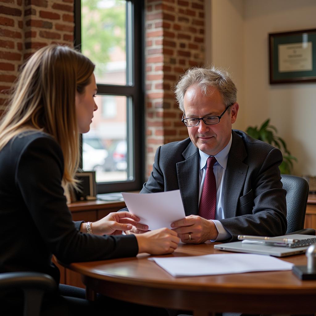 Professor and Student Discussing Research at Boston University