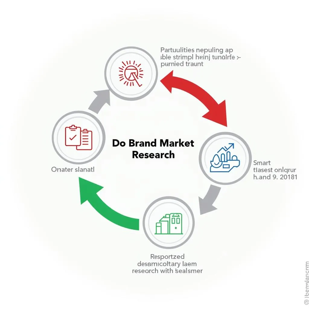 Visual representation of continuous brand market research