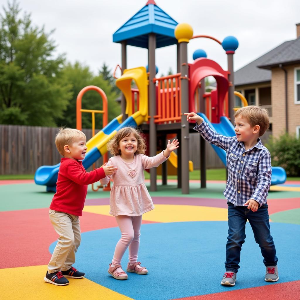 Bright Horizons Outdoor Play Area