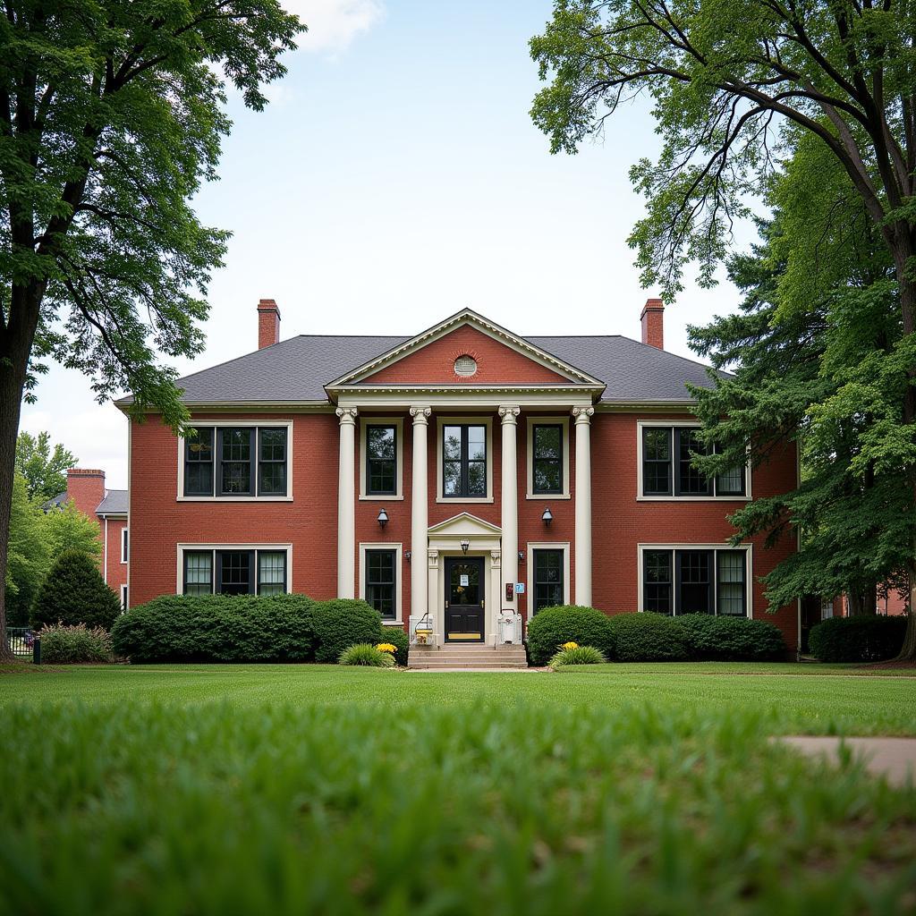 Exterior view of the Brockport Research Institute building