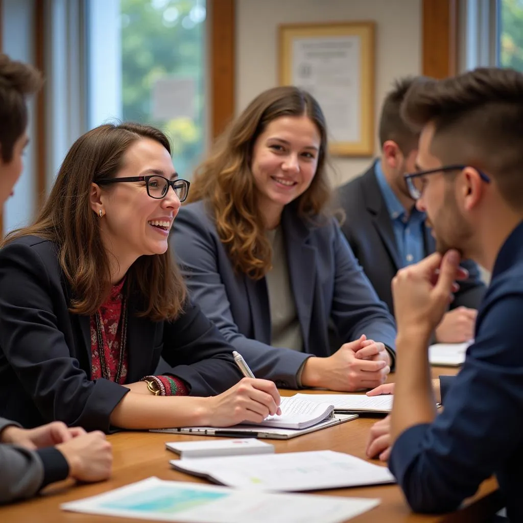 BYU Accounting Faculty Leading Research Discussion