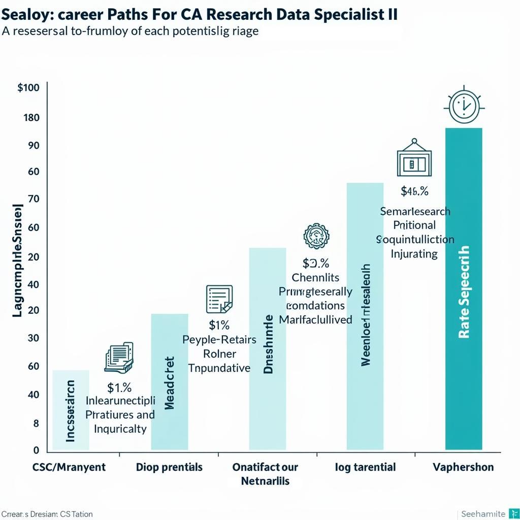 Career progression chart for a Research Data Specialist II