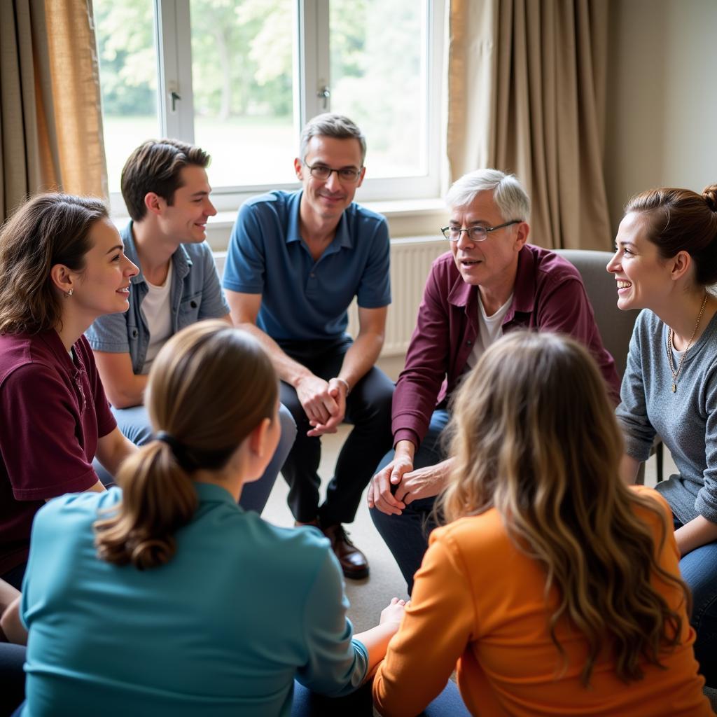 Support group for cancer patients at Mary Crowley Cancer Research Center