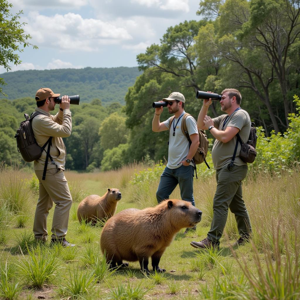 Field Study with Capybaras