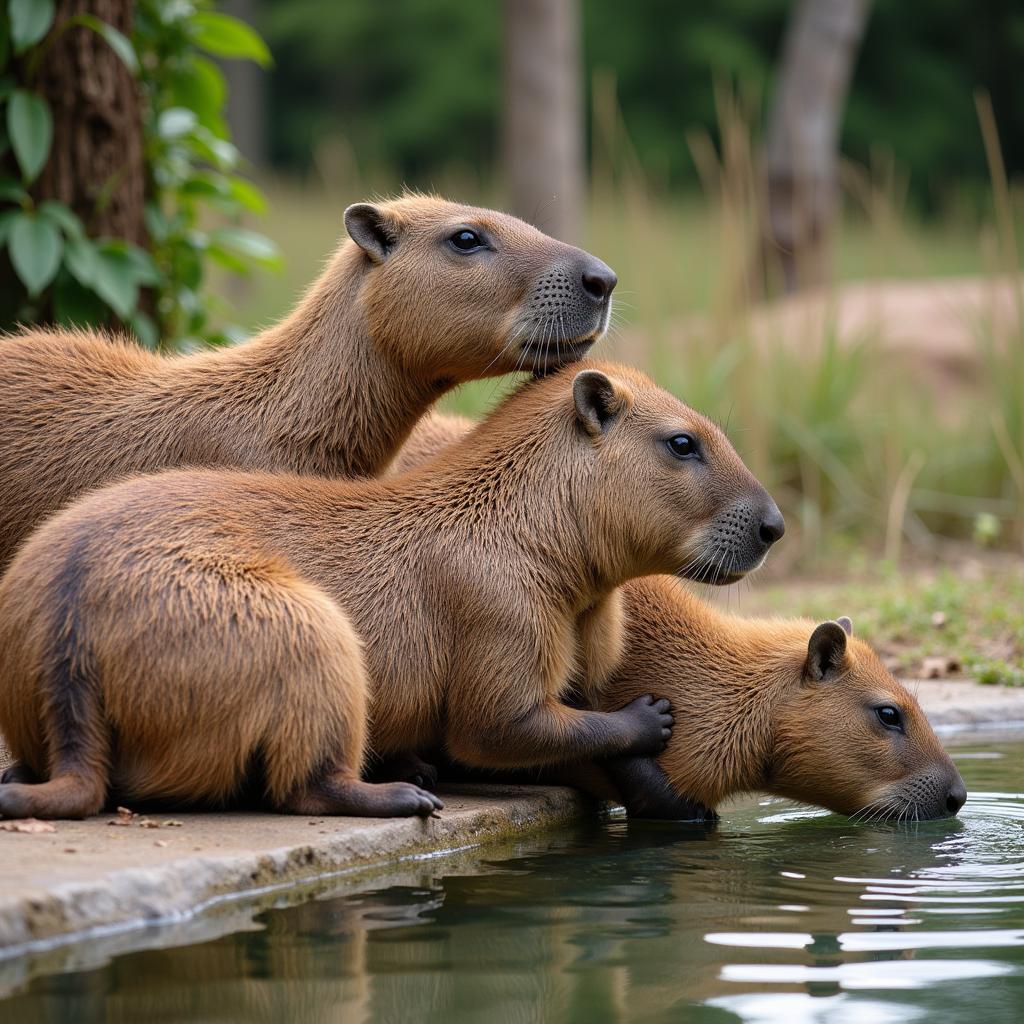 Capybara social group