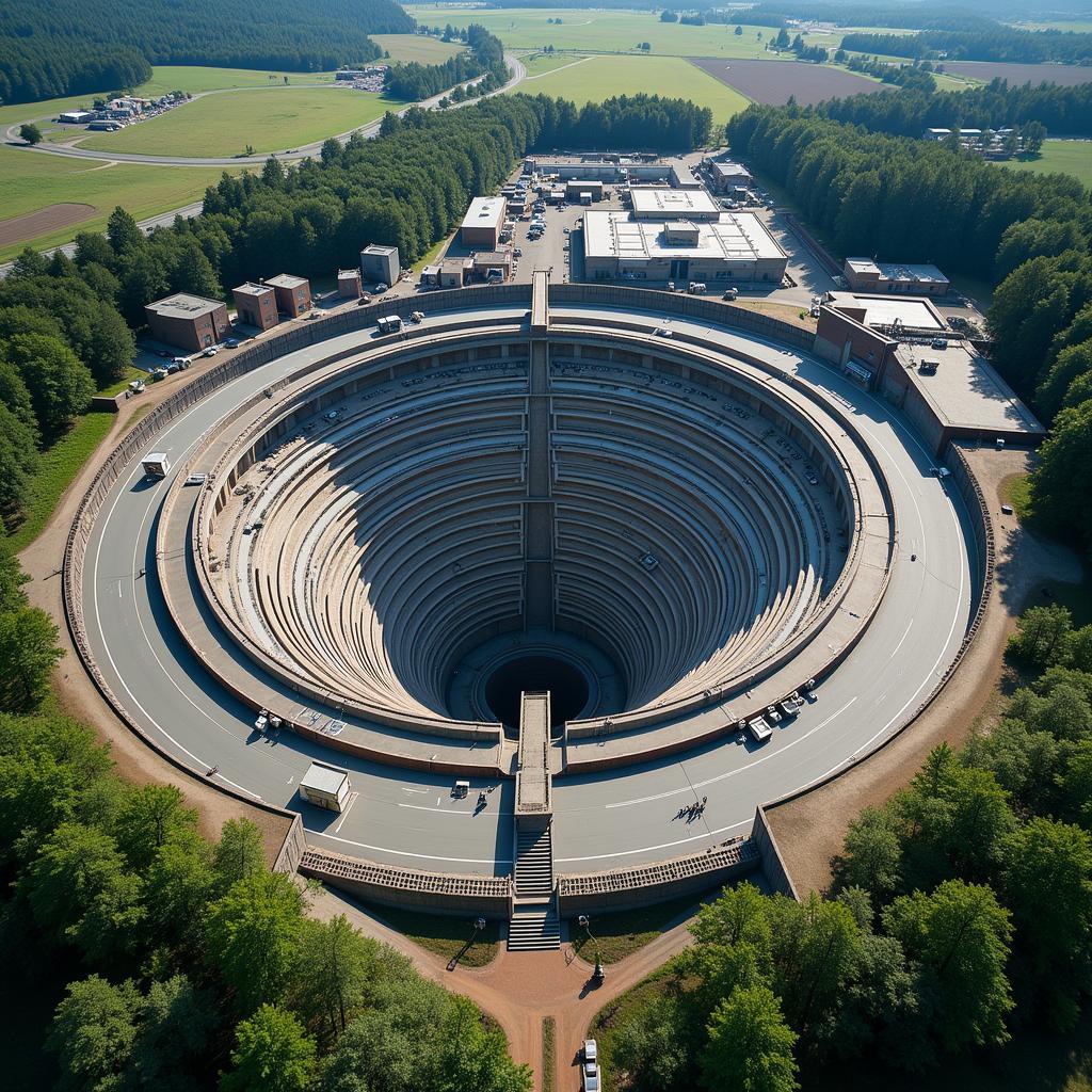 CERN's Large Hadron Collider: An Aerial Perspective