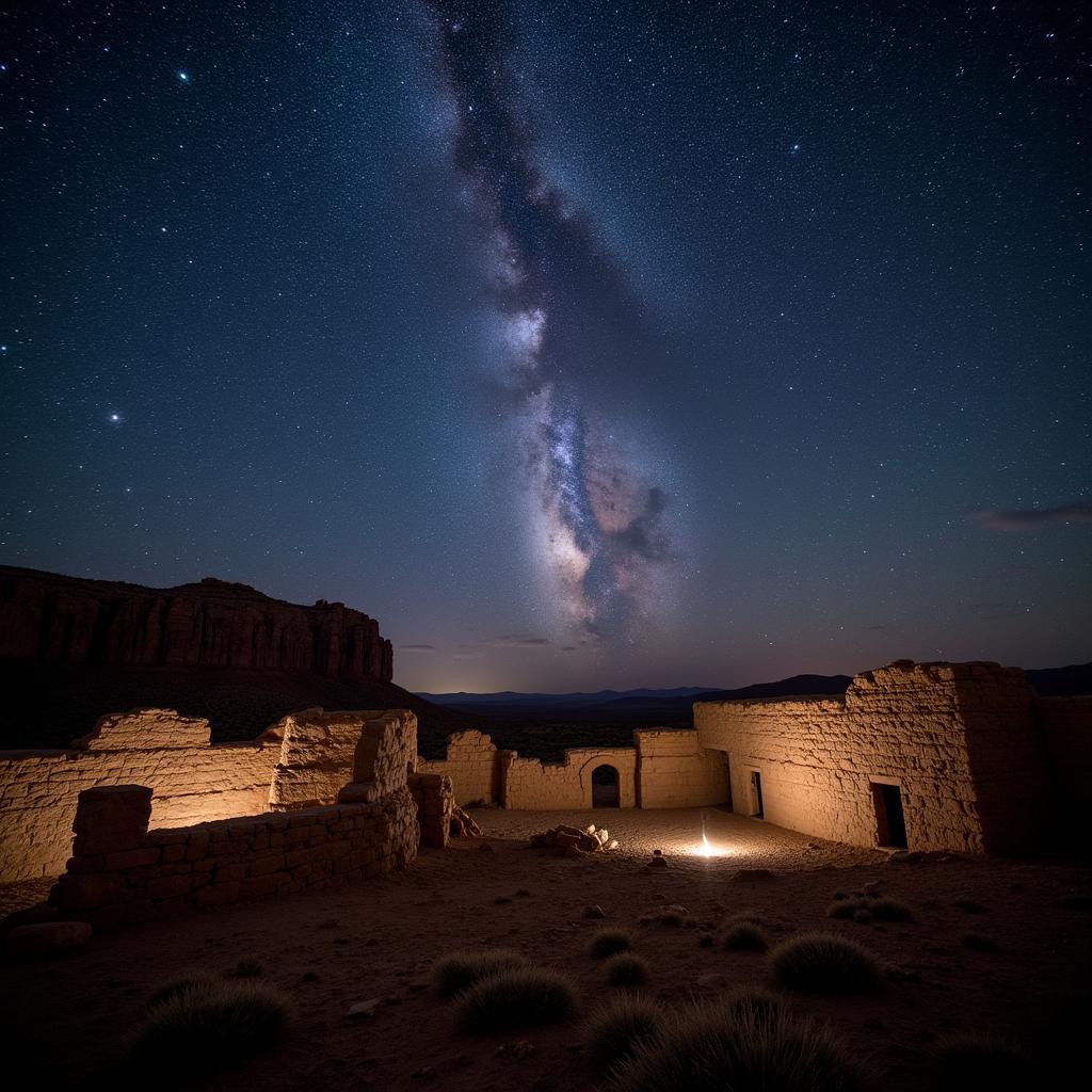 Chaco Canyon Night Sky