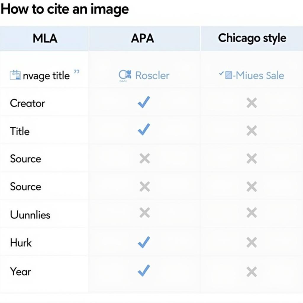 Citing Images in Different Styles