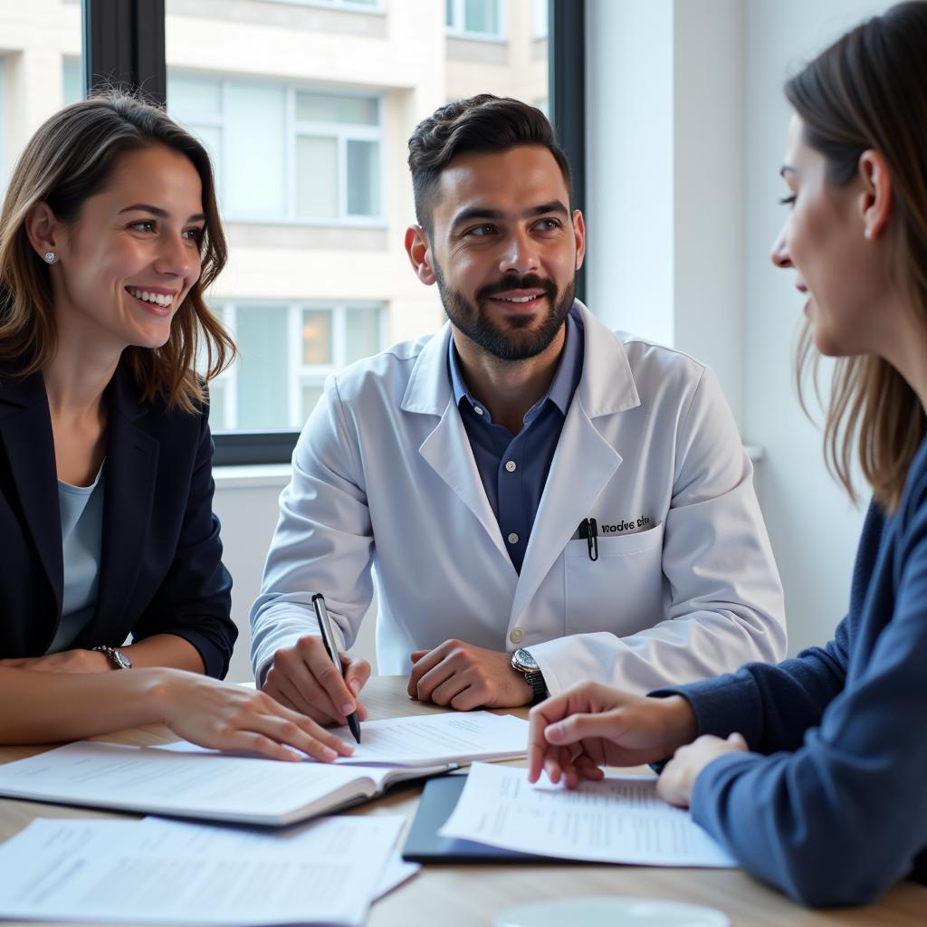 Clinical Research Associates in a Meeting