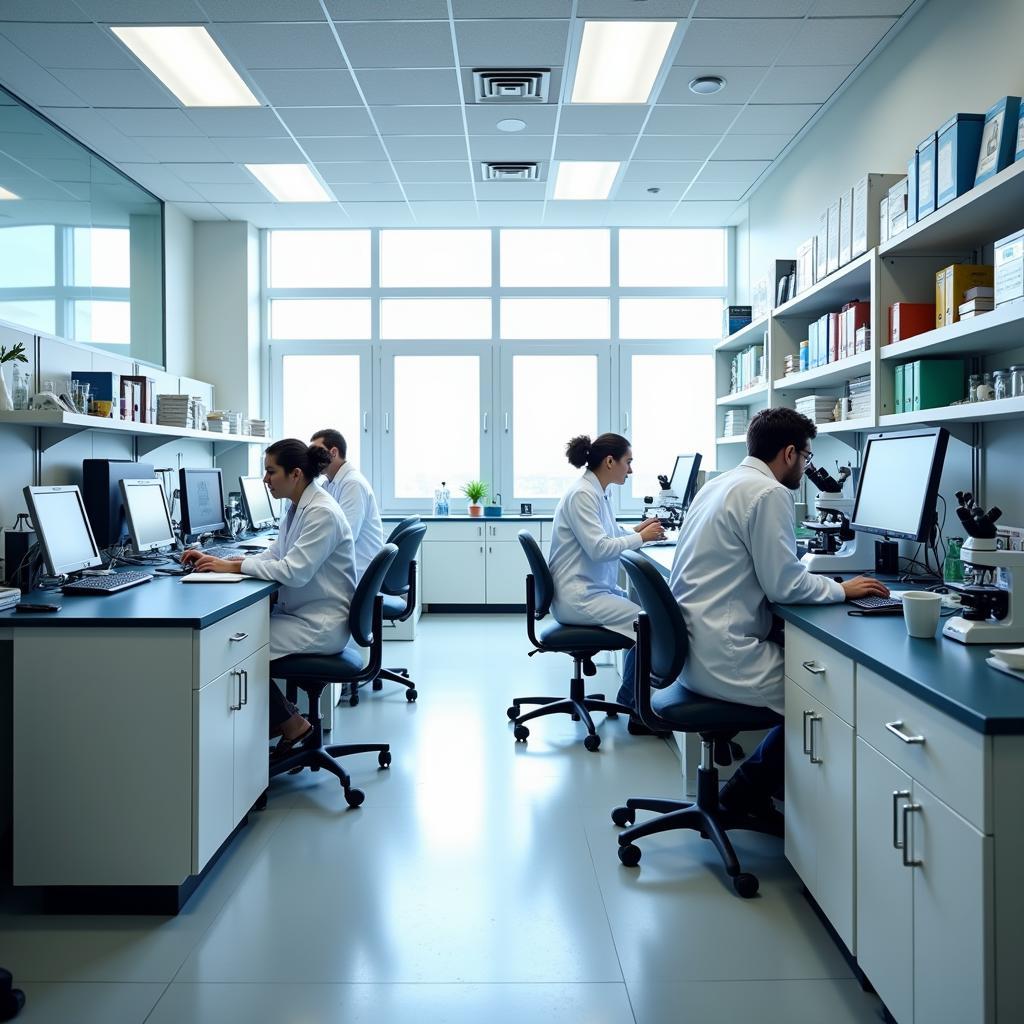 Modern clinical research laboratory