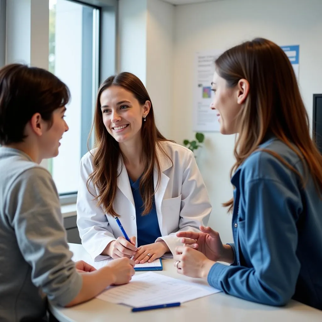 A student engaging in a clinical research internship