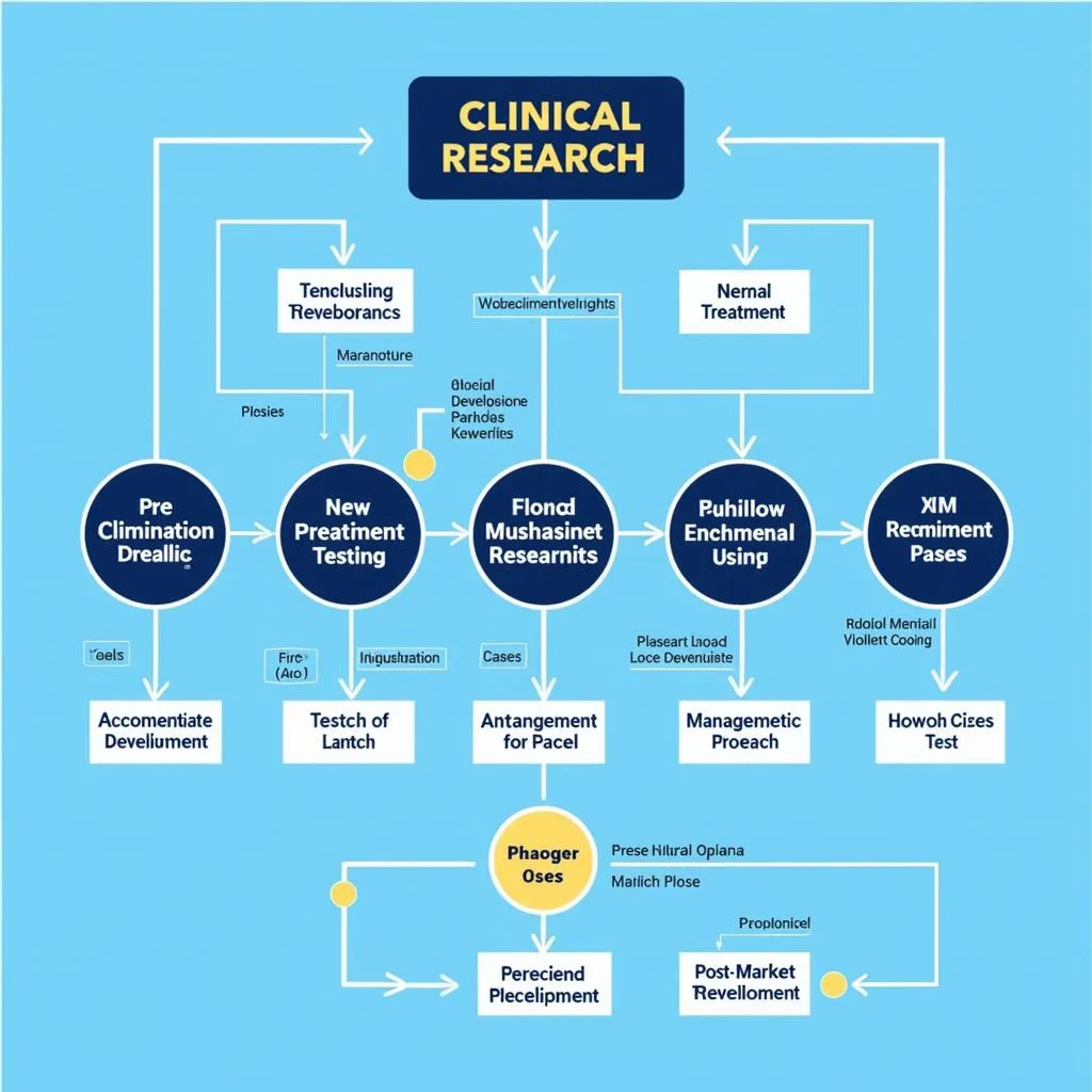 Clinical Research Phases Flowchart