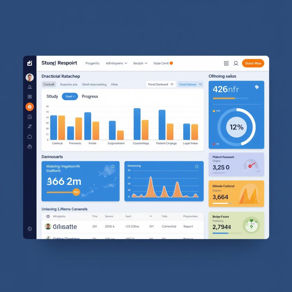 Clinical Research Software Dashboard