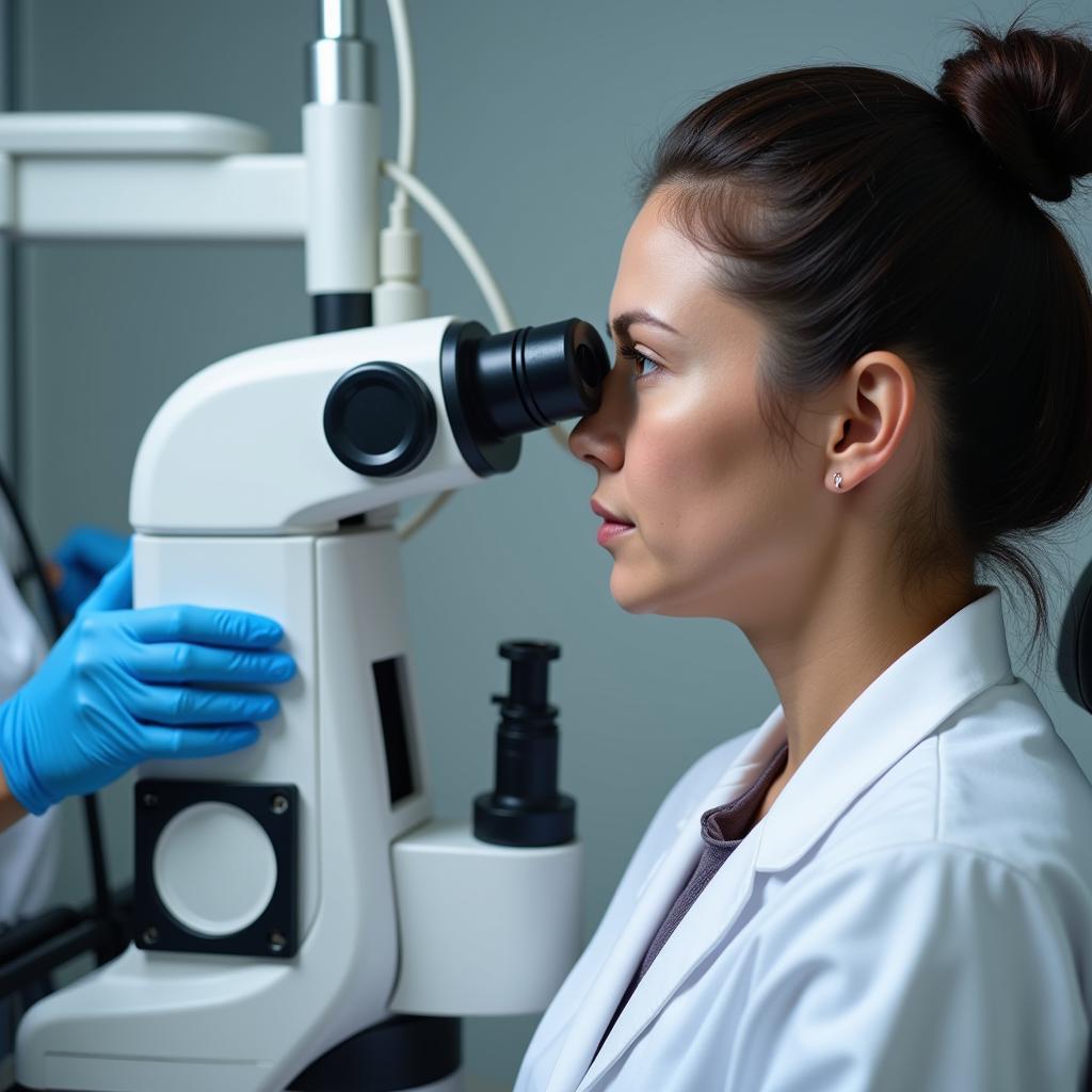 Clinical Trial Participant Undergoing Medical Examination