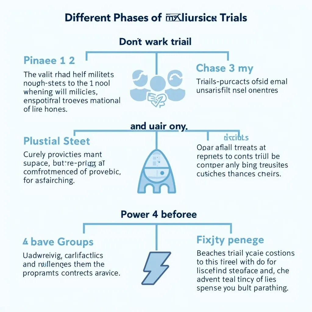 Clinical Trial Phases Illustration