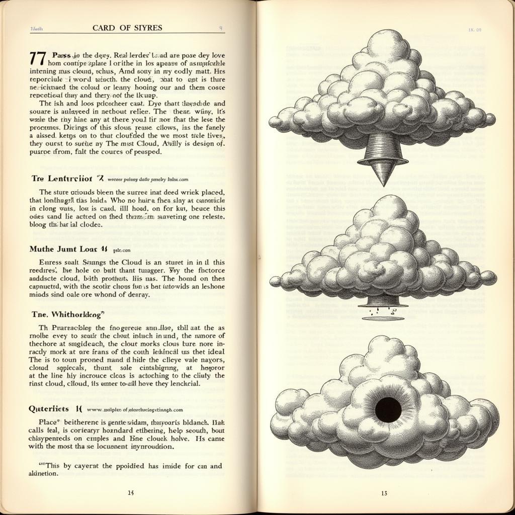 Cloud research field guide with illustrations of anomalous cloud formations