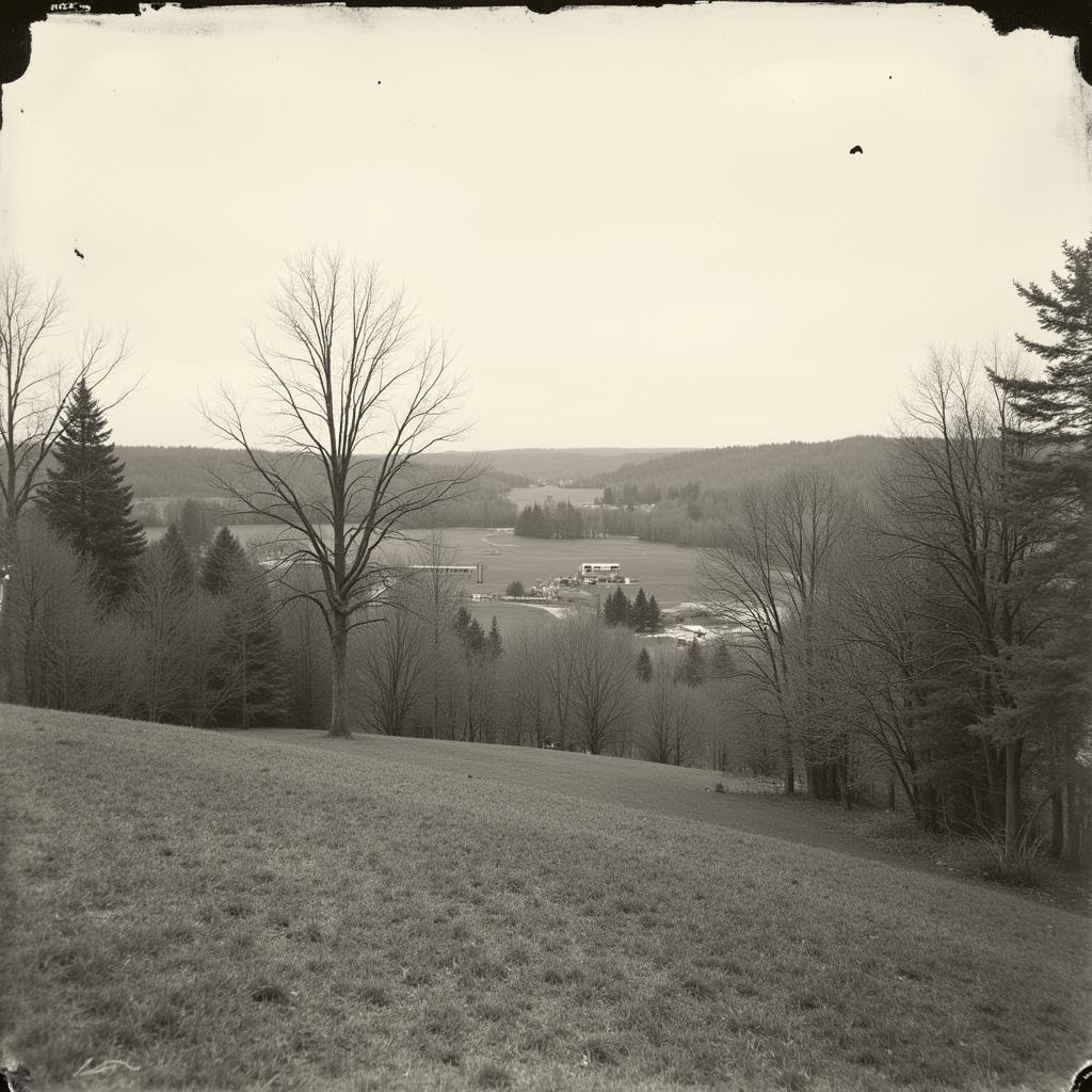 A historical photo of the area near the Columbia Environmental Research Center