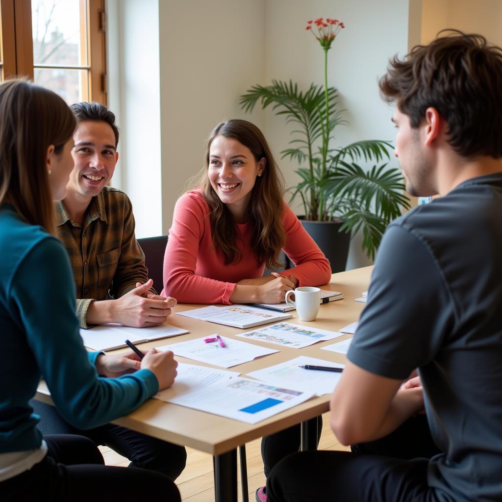 Community Members and Researchers Collaborating