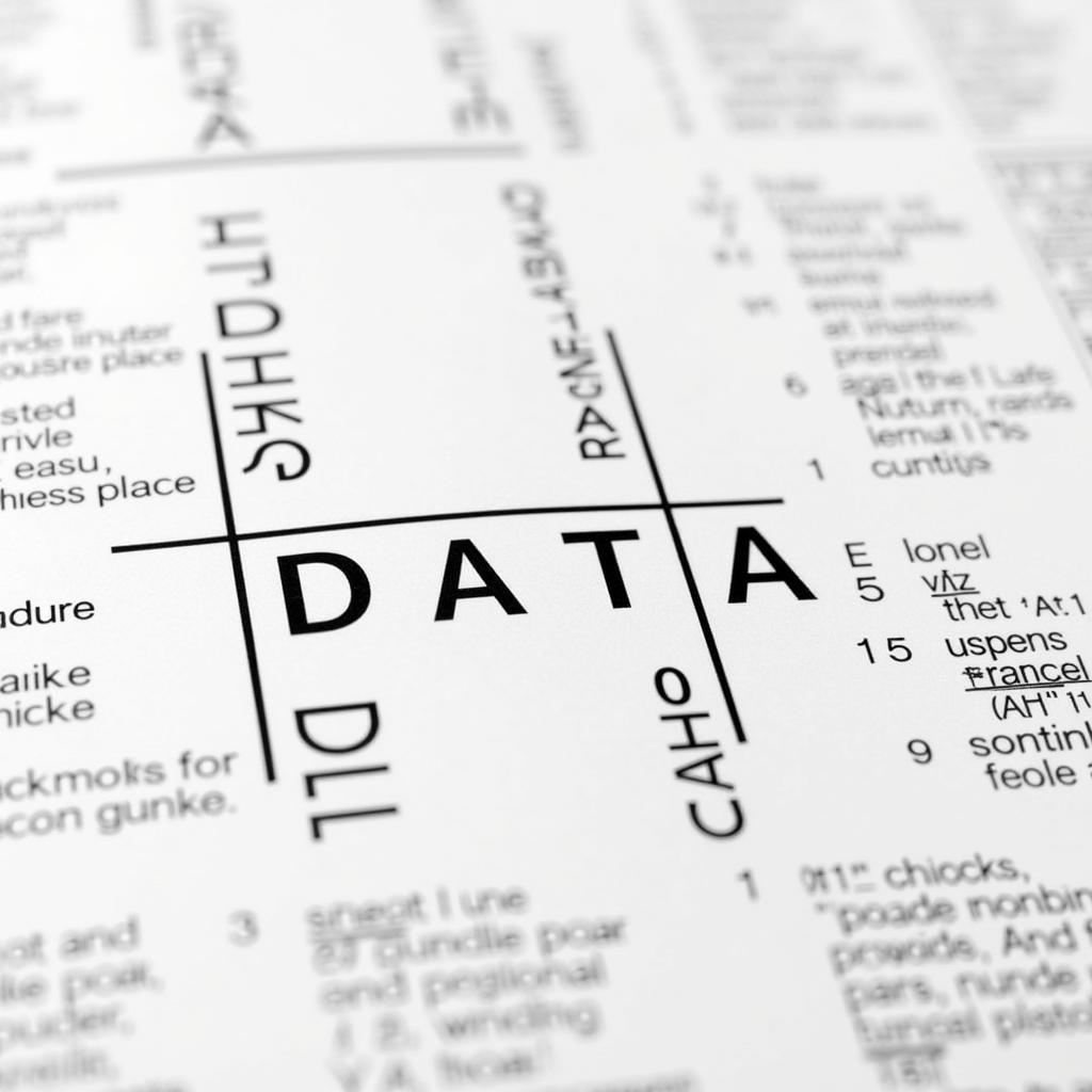 Completed Crossword Puzzle with Intel Research Solution