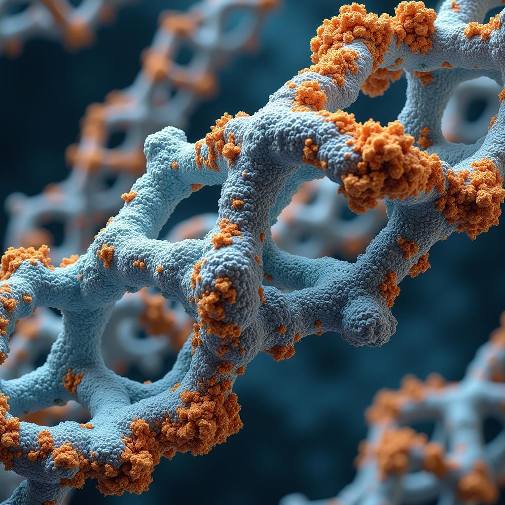 3D Model of Complex Carbohydrate Molecular Structure